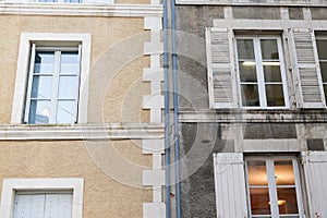 Limpieza muro recuperación el edificio casa antes a después Agua fachada 