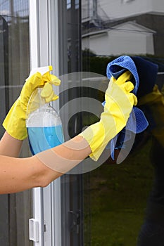 Cleaning a window