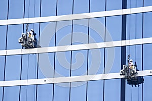 Cleaning the windows