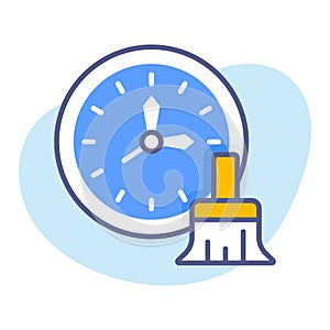 cleanings time Modern concepts design, Premium quality vector illustration concept. Vector