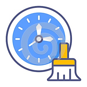 cleanings time Modern concepts design, Premium quality vector illustration concept. Vector symbol