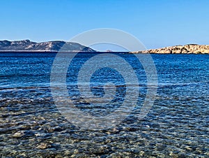 Clear Aegean Island Sea Water, Greece