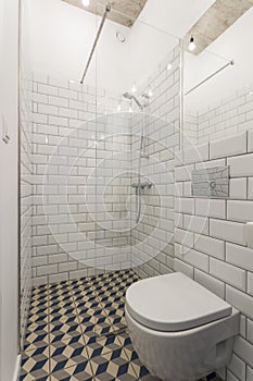 Clear bathroom design for those who love minimalism