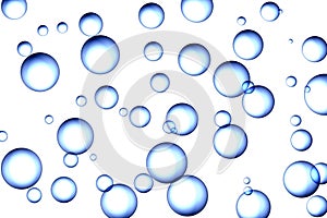 Clear Blue Bubbles