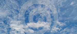 Clear Blue Sky with Soft Thin Clouds 16:9 Landscape Background