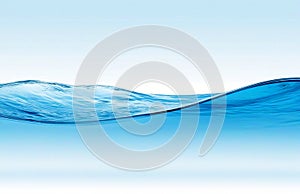 Clear blue water background