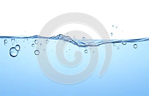 Clear blue water background