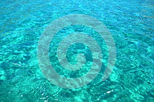 Clear blue water background
