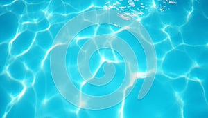 Clear blue water surface texture