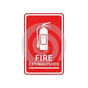 Fire Extinguisher Sign - Safety Equipment Icon