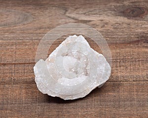 Clear crystal quartz geode