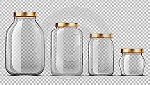 Clear Glass Jars For Canning And Preserving Set