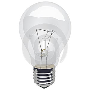 Clear Incandescent Light Bulb