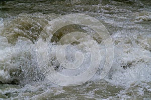 Clear Parlung Tsangpo river in summer