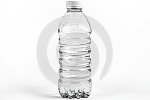 Water Bottle on White Surface