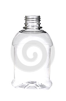 Clear plastic bottles