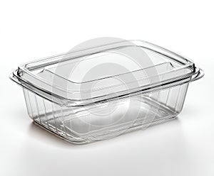 Clear Plastic Food Container with Lid