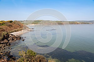 Clear sea at Ligwy beach in Anglesey