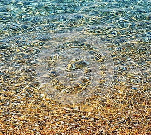 Clear sea water background