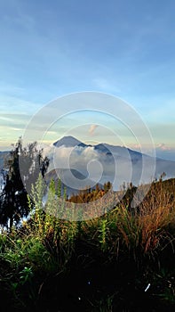 Clear Skies and Morning View at Bromo Mountain