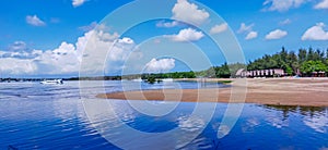 Clear sky beach view