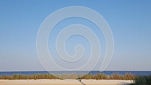 Clear sky's at the beach