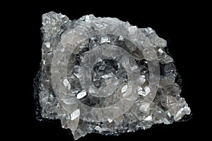 Clear Smithsonite Crystals on Galena matrix