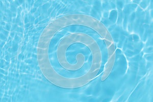 Summer blue wave abstract or rippled water texture background