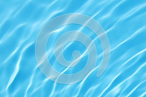 Summer blue wave abstract or rippled water texture background