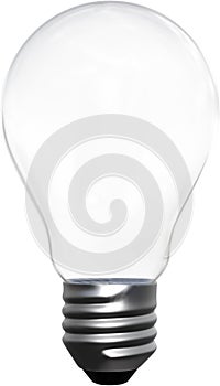 Clear Transparent Light Bulb Isolated, PNG