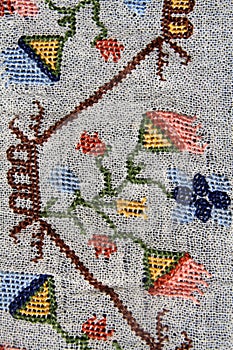 Turkish embroidery pattern as background