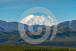 Clear unobstructed view of Mt Denali - Mt McKinley in Denali photo