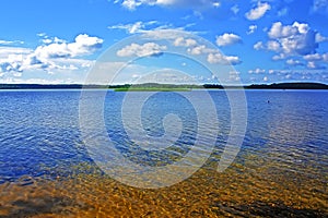 Clear water of the Braslav Lakes