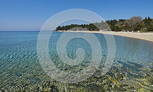 Clear water in Greece, Sithonia photo