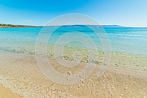 Clear water in Lazzaretto beach