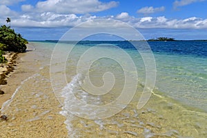 Clear water at Pangaimotu island near Tongatapu island in Tonga