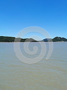 The clear water of qiandao lake