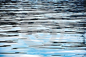 Colored water reflections in Arctic Ocean photo