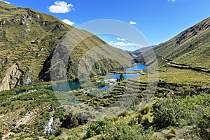 Clear waters of CaÃ±ete river near Vilca village, Peru