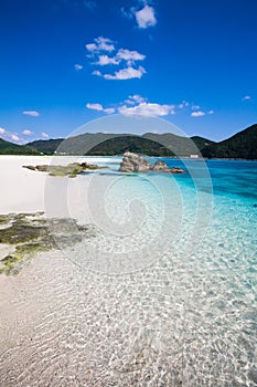 Clear waters of southern Japan