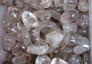 Clear White Rock Crystal QUARTZ Tumbled