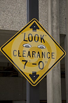Clearance Sign