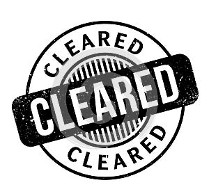 Cleared rubber stamp photo
