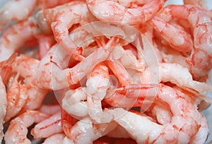 Cleared shrimps