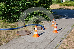 checking of sewage works