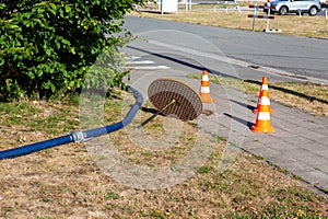 checking of sewage works