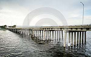 Clearwater bridge over tampa bay