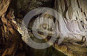 Clearwater Cave at Mulu National Park, Malaysia