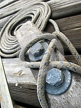 Cleat with Rope