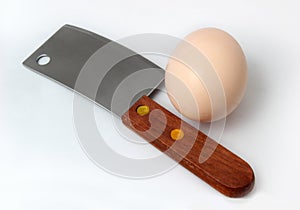 Cleaver and Egg